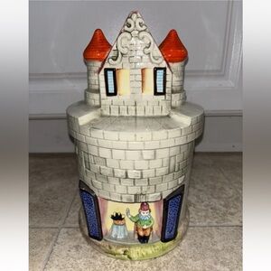 Vintage The Castle Cookie Jar Little Jack Horner Rare